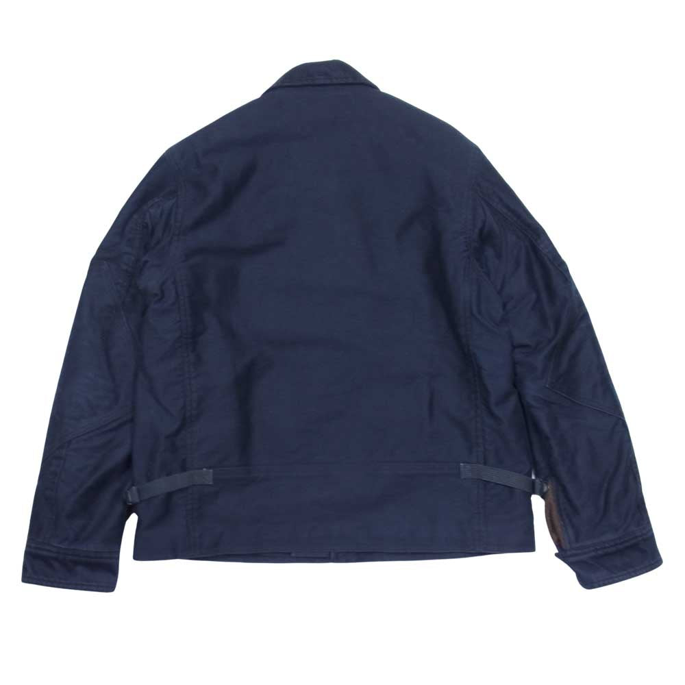 Buzz Rickson's バズリクソンズ BR14426 AVIATION ASSOCIATES JUNGLE CLOTH M-445 ジャングル クロス ジャケット ネイビー系 40【中古】