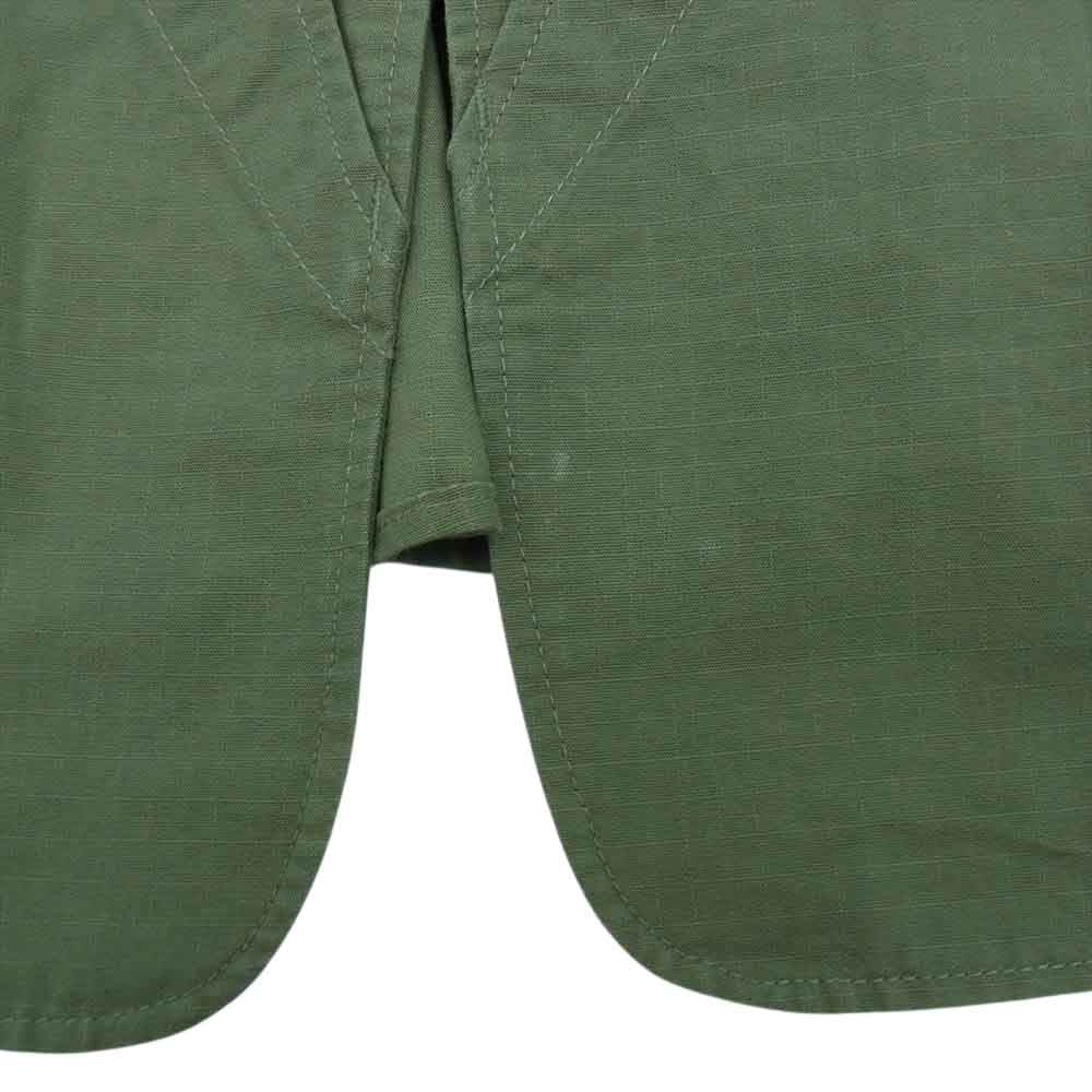 Engineered Garments エンジニアードガーメンツ UPLAND VEST リップストップ ワーク ベスト カーキ系【新古品】【未使用】【中古】