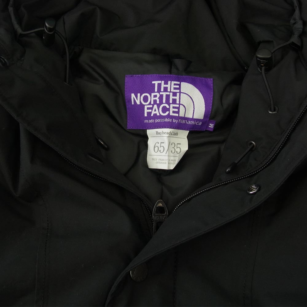 THE NORTH FACE ノースフェイス パープルレーベル HYVENT 65/35 Insulation Jacket ハイベント  インサレーション ジャケット 中綿　ジャケット ブラック系 M【中古】