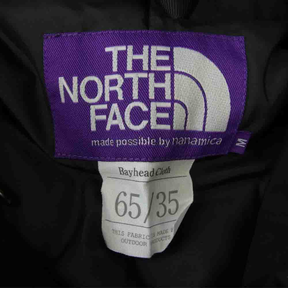 THE NORTH FACE ノースフェイス パープルレーベル HYVENT 65/35 Insulation Jacket ハイベント インサレーション ジャケット 中綿　ジャケット ブラック系 M【中古】