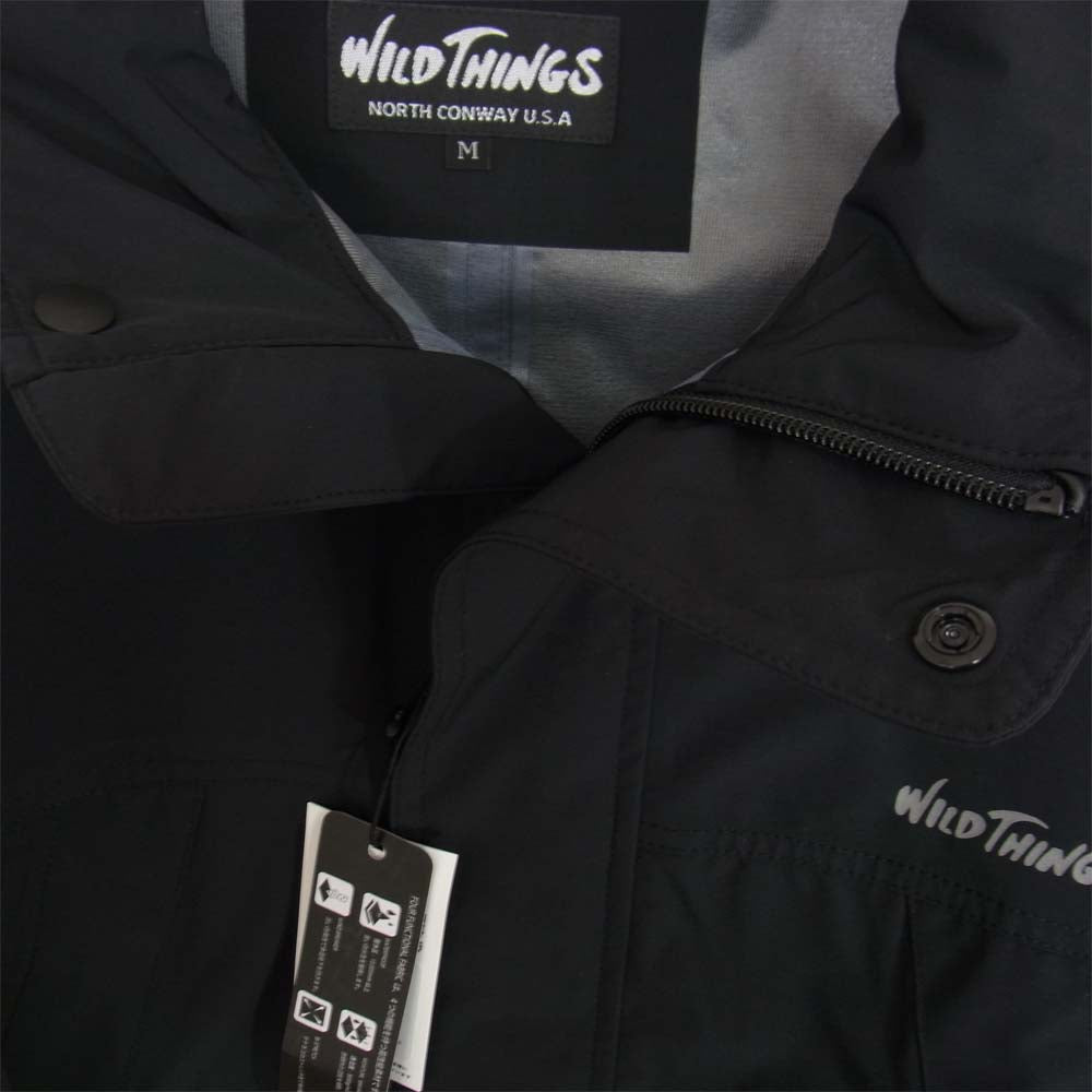 WILDTHINGS ワイルドシングス WT22322SK-ARK × ARKnets アークネッツ Military Jacket ミリタリー ジャケット ナイロン ジャケット ブラック系 M【新古品】【未使用】【中古】