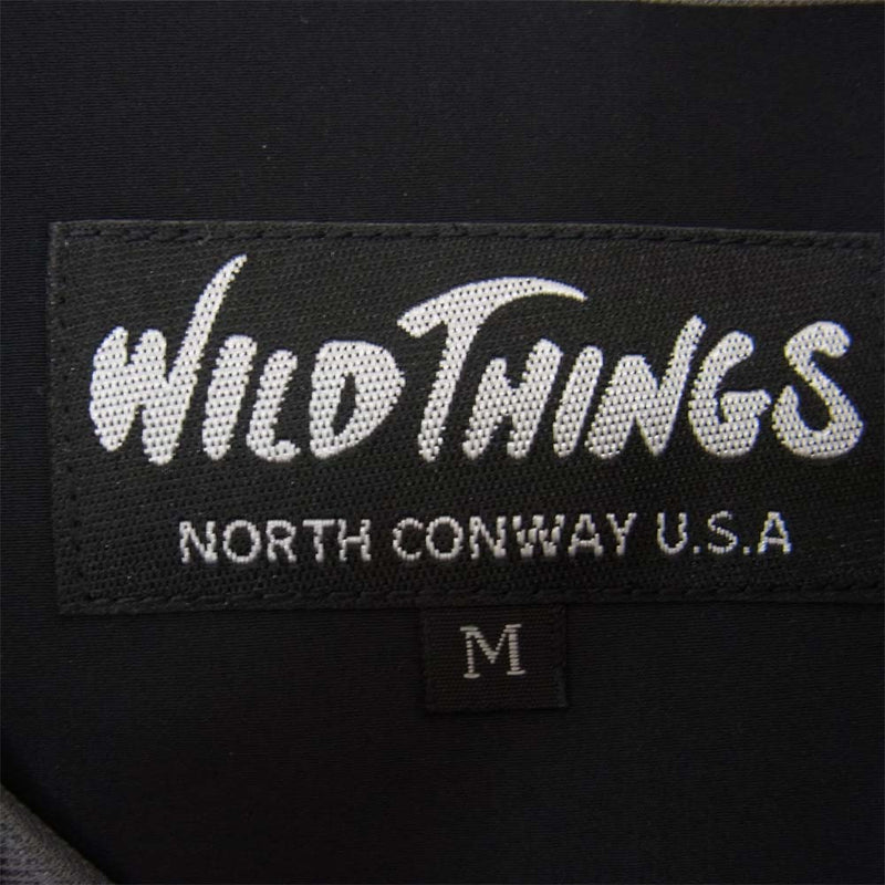 WILDTHINGS ワイルドシングス WT22322SK-ARK × ARKnets アークネッツ Military Jacket ミリタリー  ジャケット ナイロン ジャケット ブラック系 M【新古品】【未使用】【中古】