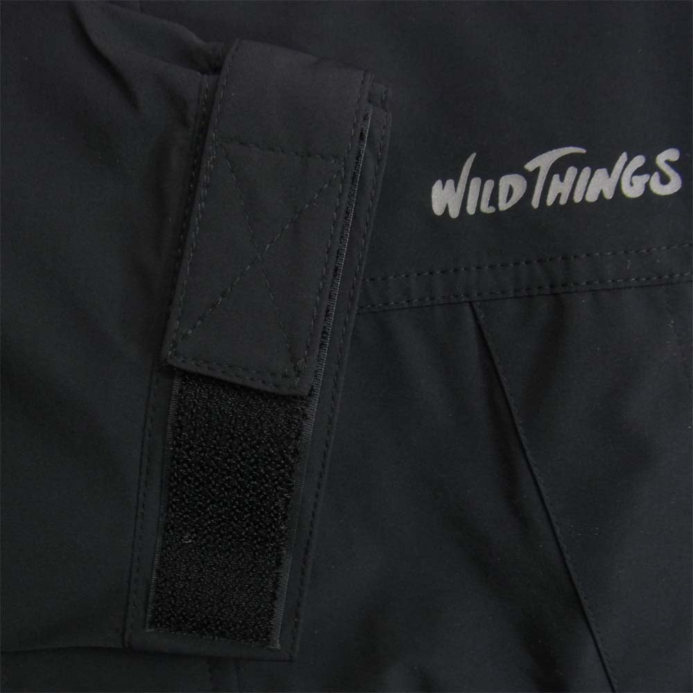 WILDTHINGS ワイルドシングス WT22322SK-ARK × ARKnets アークネッツ Military Jacket ミリタリー ジャケット ナイロン ジャケット ブラック系 M【新古品】【未使用】【中古】