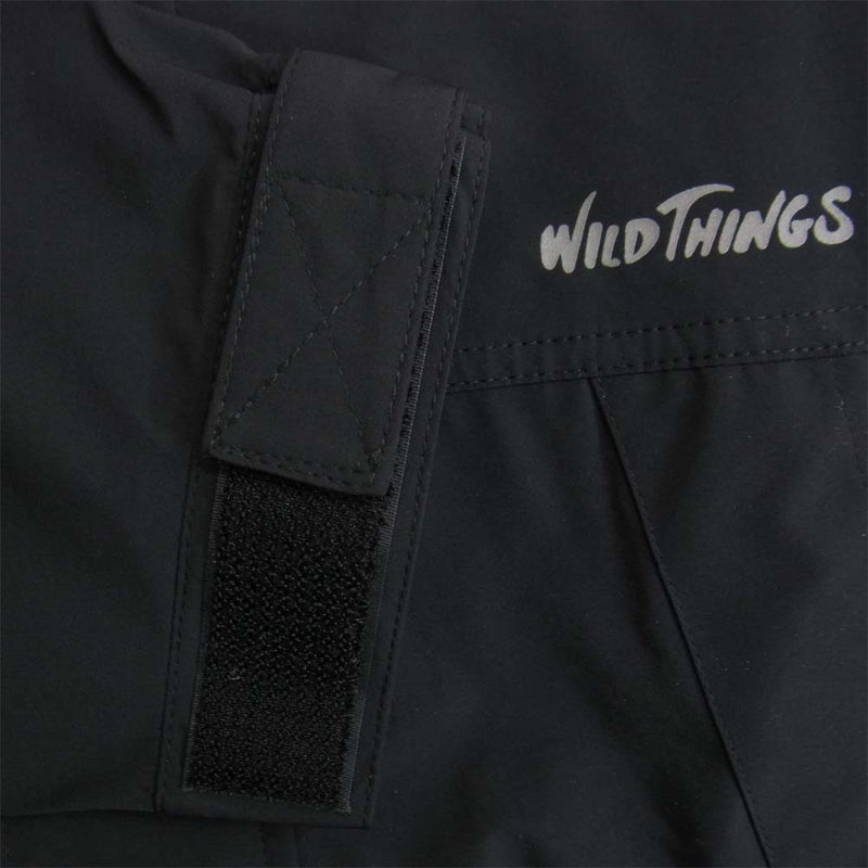 WILDTHINGS ワイルドシングス WT22322SK-ARK × ARKnets アークネッツ Military Jacket ミリタリー  ジャケット ナイロン ジャケット ブラック系 M【新古品】【未使用】【中古】