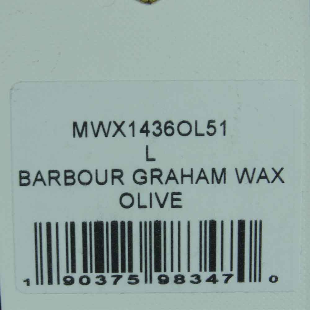 Engineered Garments エンジニアードガーメンツ MWX1436OL51 Barbour バブアー GRAHAM WAX グラハム ワックス オイルド ジャケット オリーブ系 L【美品】【中古】