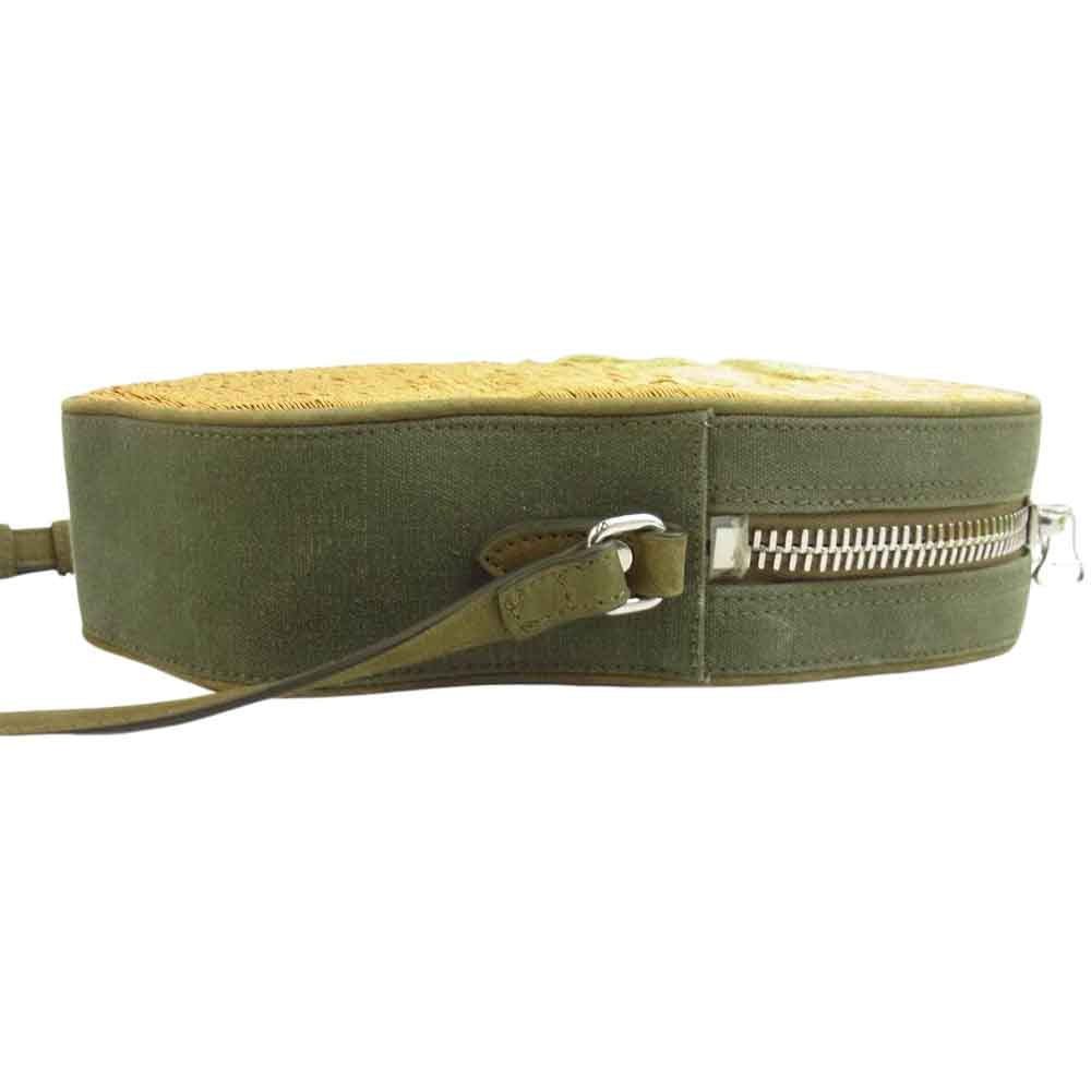 READY MADE レディメイド 17AW A BATHING APE APE HEAD SHOULDER BAG アベイシングエイプ エイプヘッド ショルダー バッグ  カーキ系【中古】