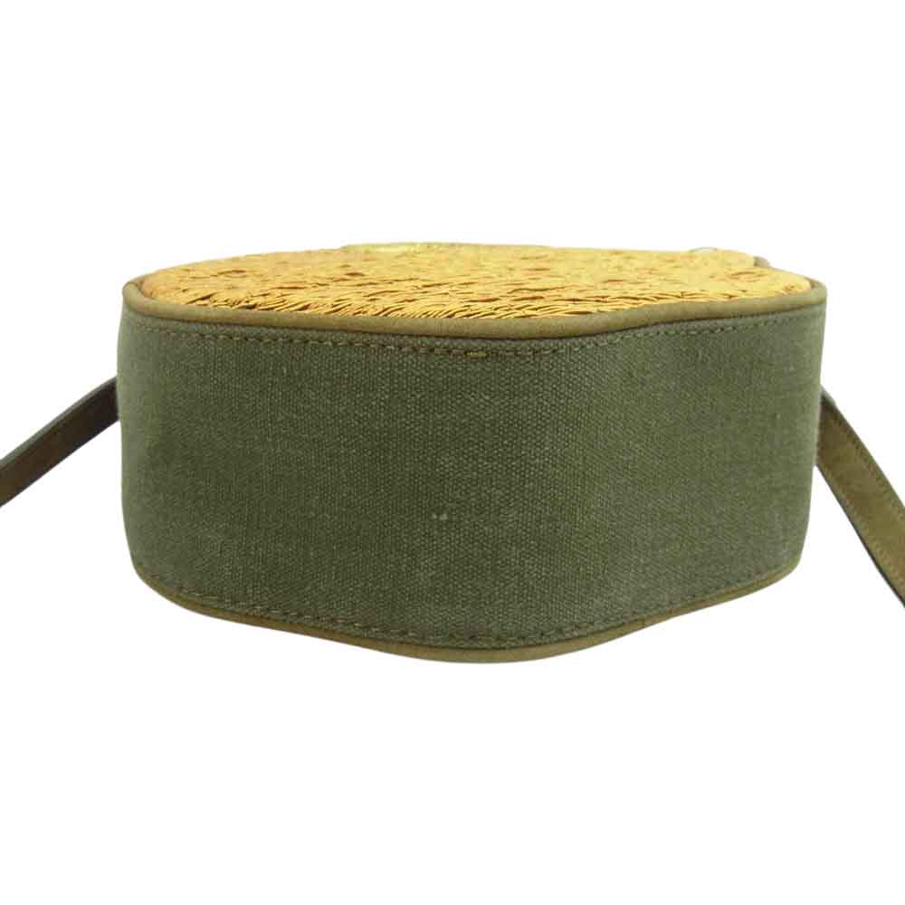 READY MADE レディメイド 17AW A BATHING APE APE HEAD SHOULDER BAG アベイシングエイプ エイプヘッド ショルダー バッグ  カーキ系【中古】