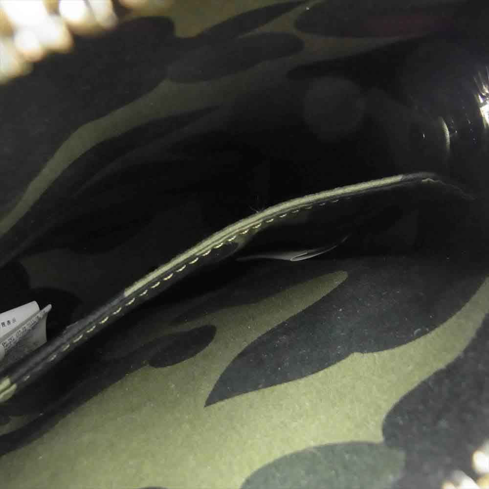 READY MADE レディメイド 17AW A BATHING APE APE HEAD SHOULDER BAG アベイシングエイプ エイプヘッド ショルダー バッグ  カーキ系【中古】