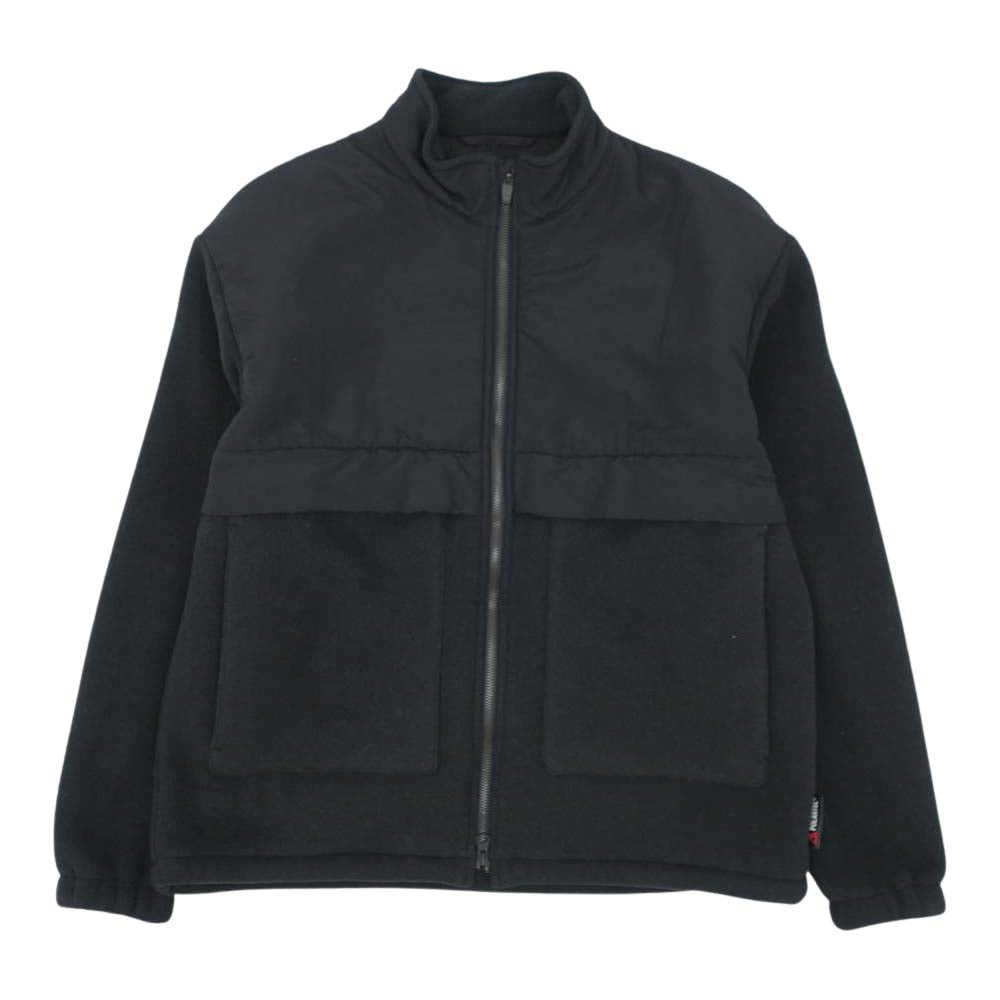 UNITED ARROWS ユナイテッドアローズ BEAUTY & YOUTH ビューティ アンド ユース ミリタリー フリース ジャケット L ブラック系【美品】【中古】