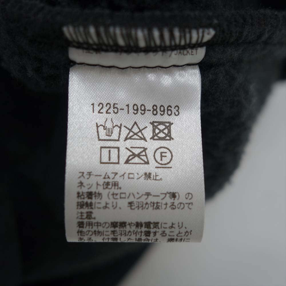 UNITED ARROWS ユナイテッドアローズ BEAUTY & YOUTH ビューティ アンド ユース ミリタリー フリース ジャケット L ブラック系【美品】【中古】