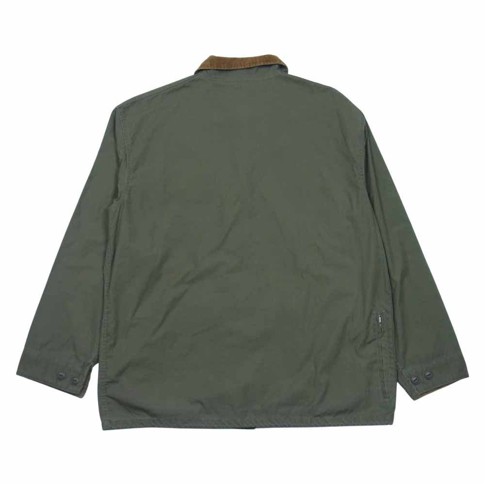 POLO RALPH LAUREN ポロ・ラルフローレン 襟 コーデュロイ コットン ハンティング ジャケット カーキ系 L【中古】
