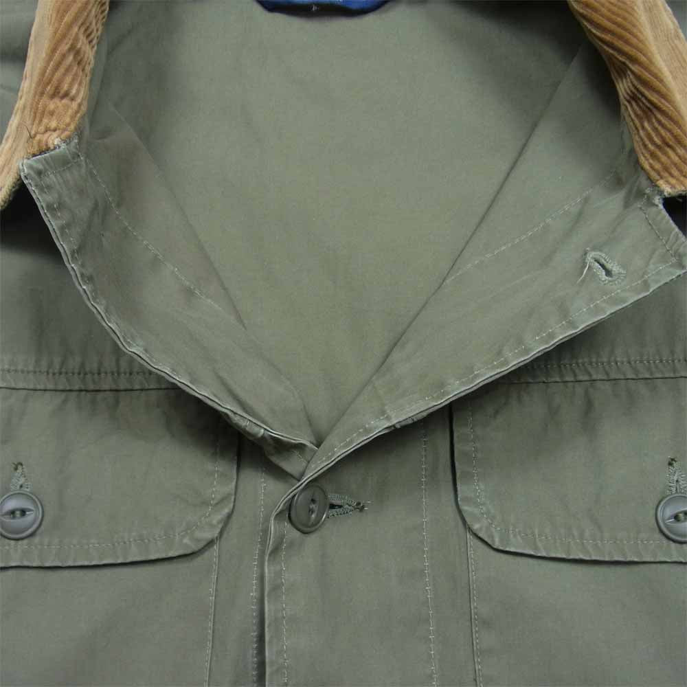 POLO RALPH LAUREN ポロ・ラルフローレン 襟 コーデュロイ コットン ハンティング ジャケット カーキ系 L【中古】