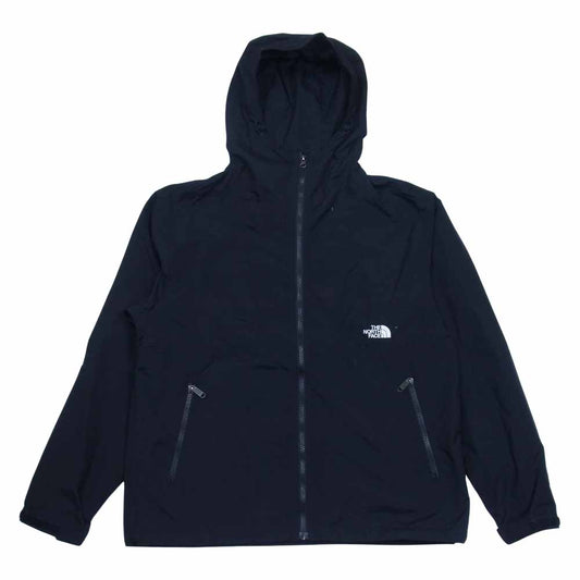 THE NORTH FACE ノースフェイス NP71830 COMPACT JACKET コンパクトジャケット ウインドブレーカー ブラック系 M【中古】