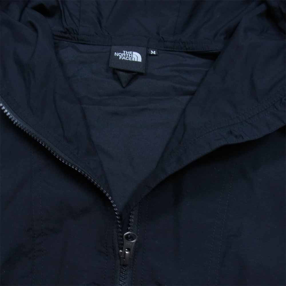 THE NORTH FACE ノースフェイス NP71830 COMPACT JACKET コンパクトジャケット ウインドブレーカー ブラック系 M【中古】