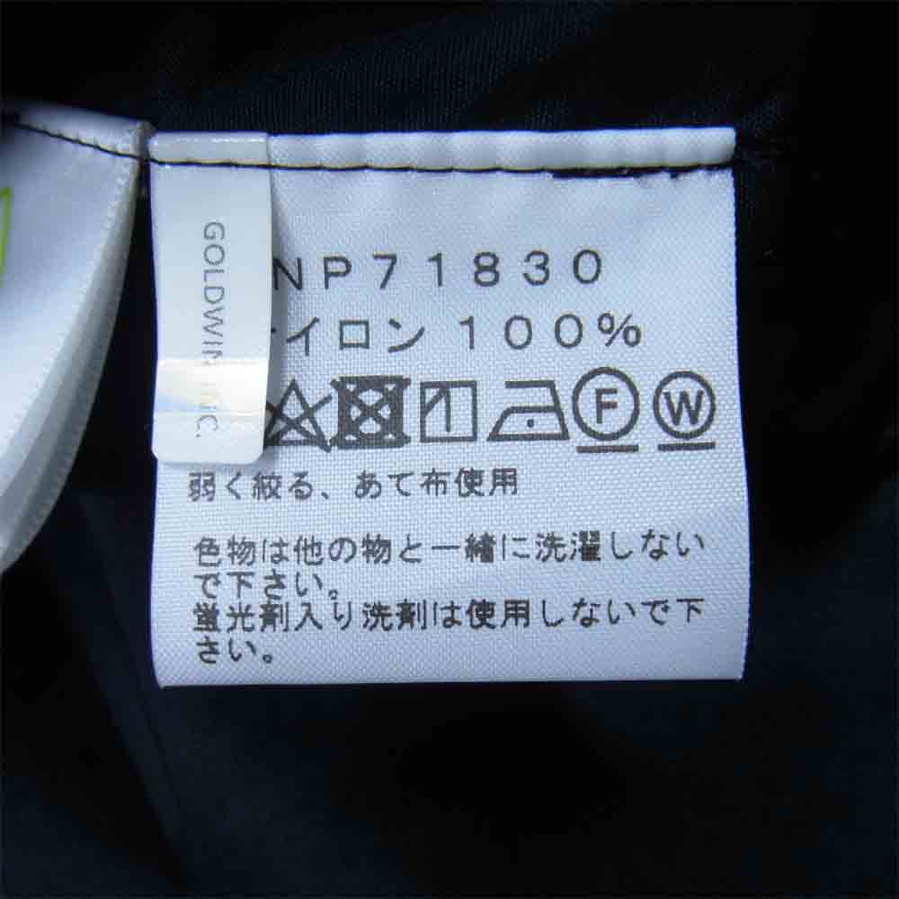THE NORTH FACE ノースフェイス NP71830 COMPACT JACKET コンパクトジャケット ウインドブレーカー ブラック系 M【中古】