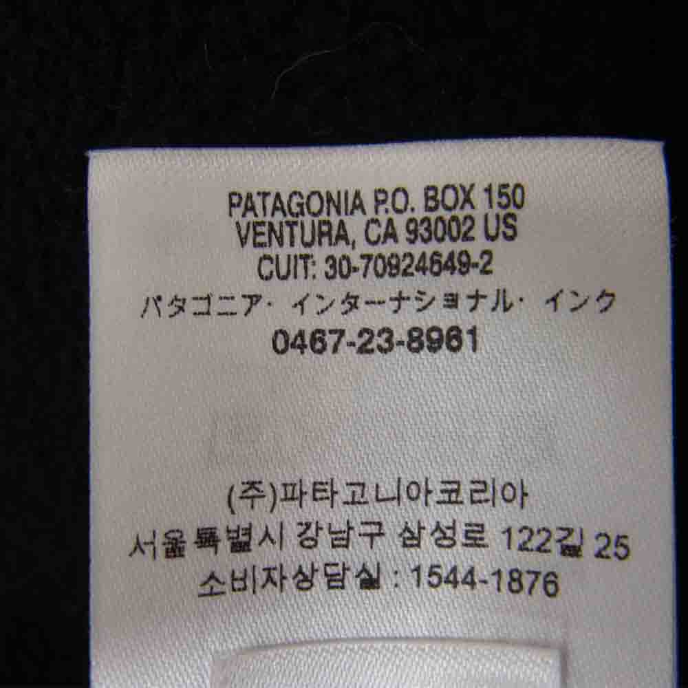 patagonia パタゴニア 20AW 25580 LW SYNCH SNAP-T P/O ライトウェイト シンチラ スナップT プルオーバー フリースジャケット ブラック ブラック系 M【中古】
