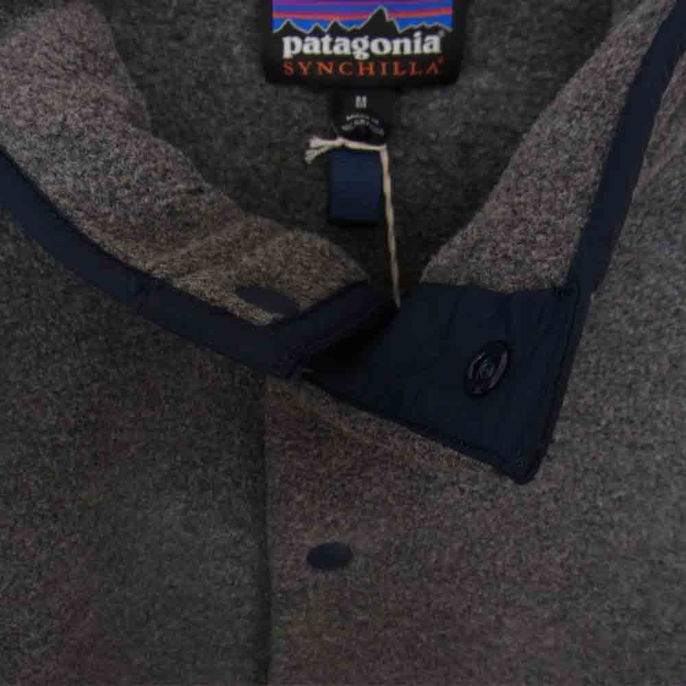 patagonia パタゴニア 20AW 25580 LW SYNCH SNAP-T P/O ライトウェイト シンチラ スナップT プルオーバー フリースジャケット グレー グレー系 M【新古品】【未使用】【中古】
