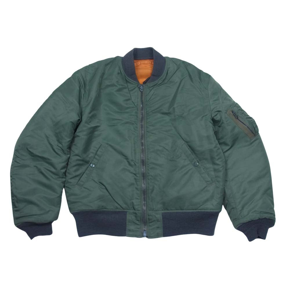 Buzz Rickson's バズリクソンズ MA-1 ミリタリー フライトジャケット カーキ系 L【中古】