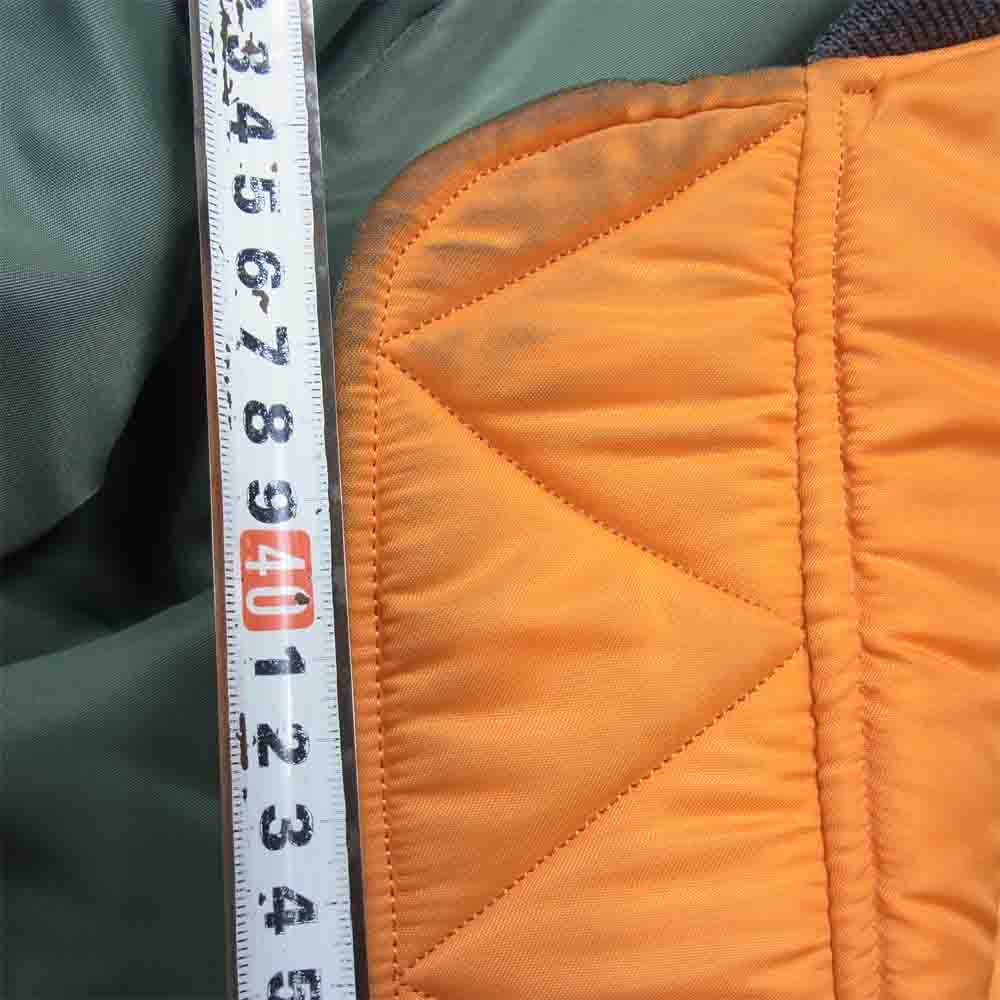 Buzz Rickson's バズリクソンズ MA-1 ミリタリー フライトジャケット カーキ系 L【中古】