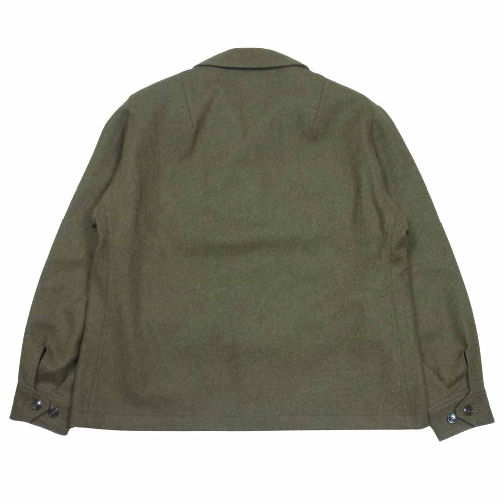 Buzz Rickson's バズリクソンズ BR12531 Type A-1 Flying Shirt ウール ミリタリージャケット グリーン系 M【美品】【中古】