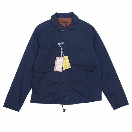 FREEWHEELERS フリーホイーラーズ 1821009 UNIION SPECIAL OVERALLS SUMMER UTILITY DECK JACKET デッキジャケット ダークネイビー系 40【新古品】【未使用】【中古】