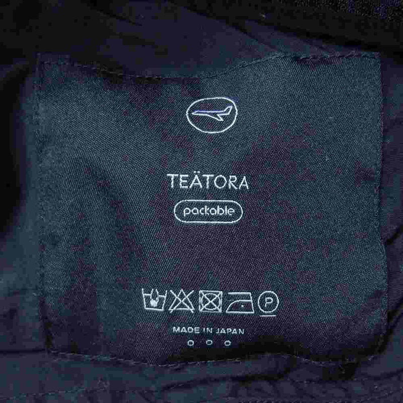 TEATORA テアトラ TT-004-P Wallet Pants Packable 3 ウォレットパンツ パッカブル ブラック系 L【中古】