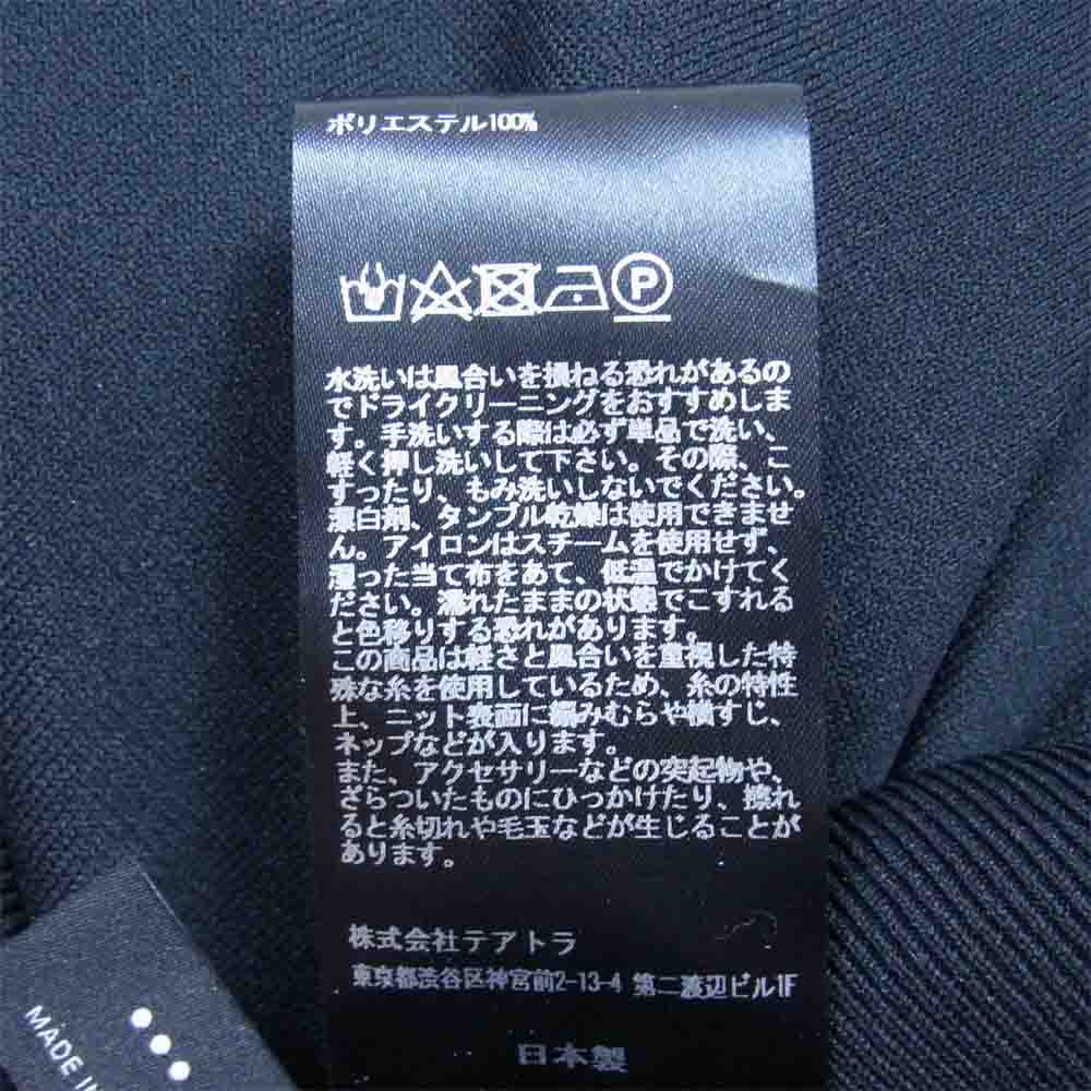 TEATORA テアトラ TT-KNIT-001-18G-DELTAPEAK CARTRIDGE KNIT CREW 18G hover layer カートリッジ ホバーレイヤー クルーネック ニット ブラック系 L【中古】