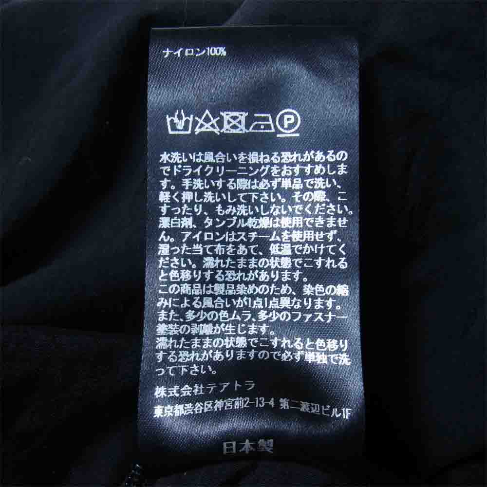 TEATORA テアトラ TT-104ML-P SOUVENIR HUNTER M/L PACKABLE 3 スーベニア ハンター パッカブル ナイロンジャケット ブラック系 L【中古】