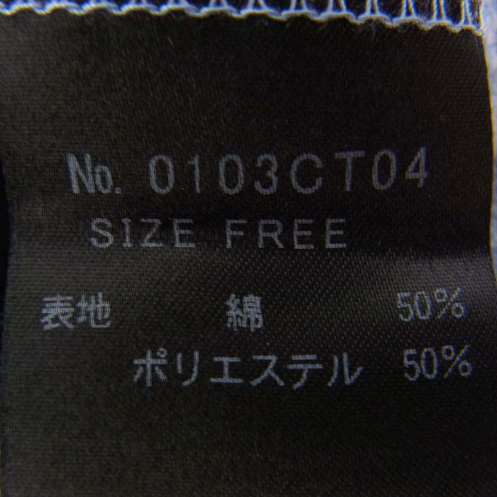 HYSTERIC GLAMOUR ヒステリックグラマー 013CT04 BLONDIE ブロンディ クルーネック Tシャツ レディース ブルー系 FREE【中古】