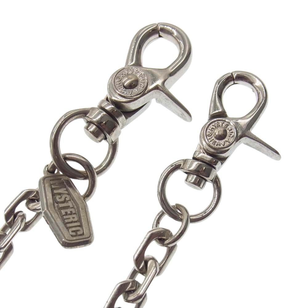 HYSTERIC GLAMOUR ヒステリックグラマー ウォレット チェーン シルバー系【中古】