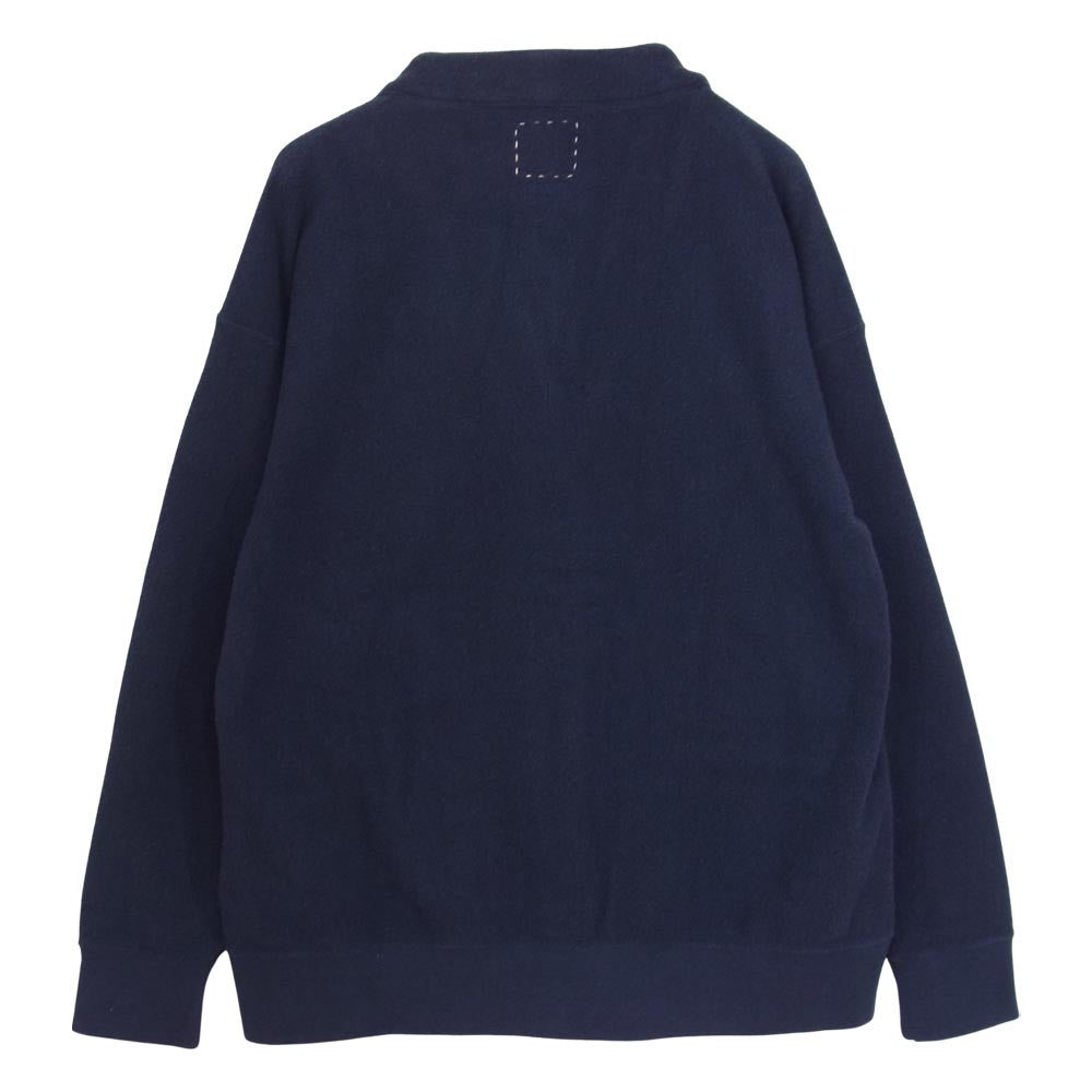 VISVIM ビズビム 22SS 0122105010023 SELMER LONG CARDIGAN C/WS PILE セルマー ロング カーディガン ネイビー系 1【極上美品】【中古】
