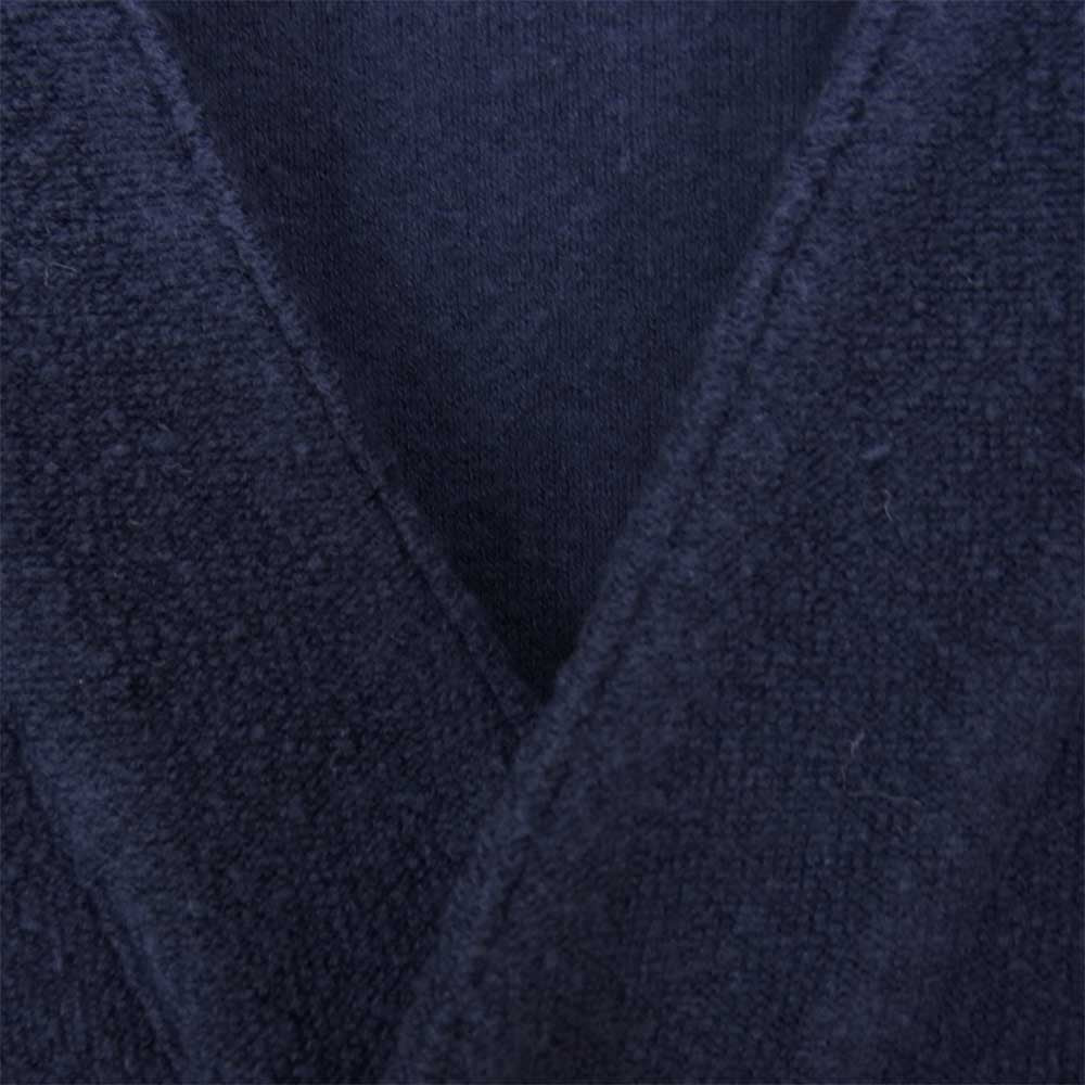 VISVIM ビズビム 22SS 0122105010023 SELMER LONG CARDIGAN C/WS PILE セルマー ロング カーディガン ネイビー系 1【極上美品】【中古】