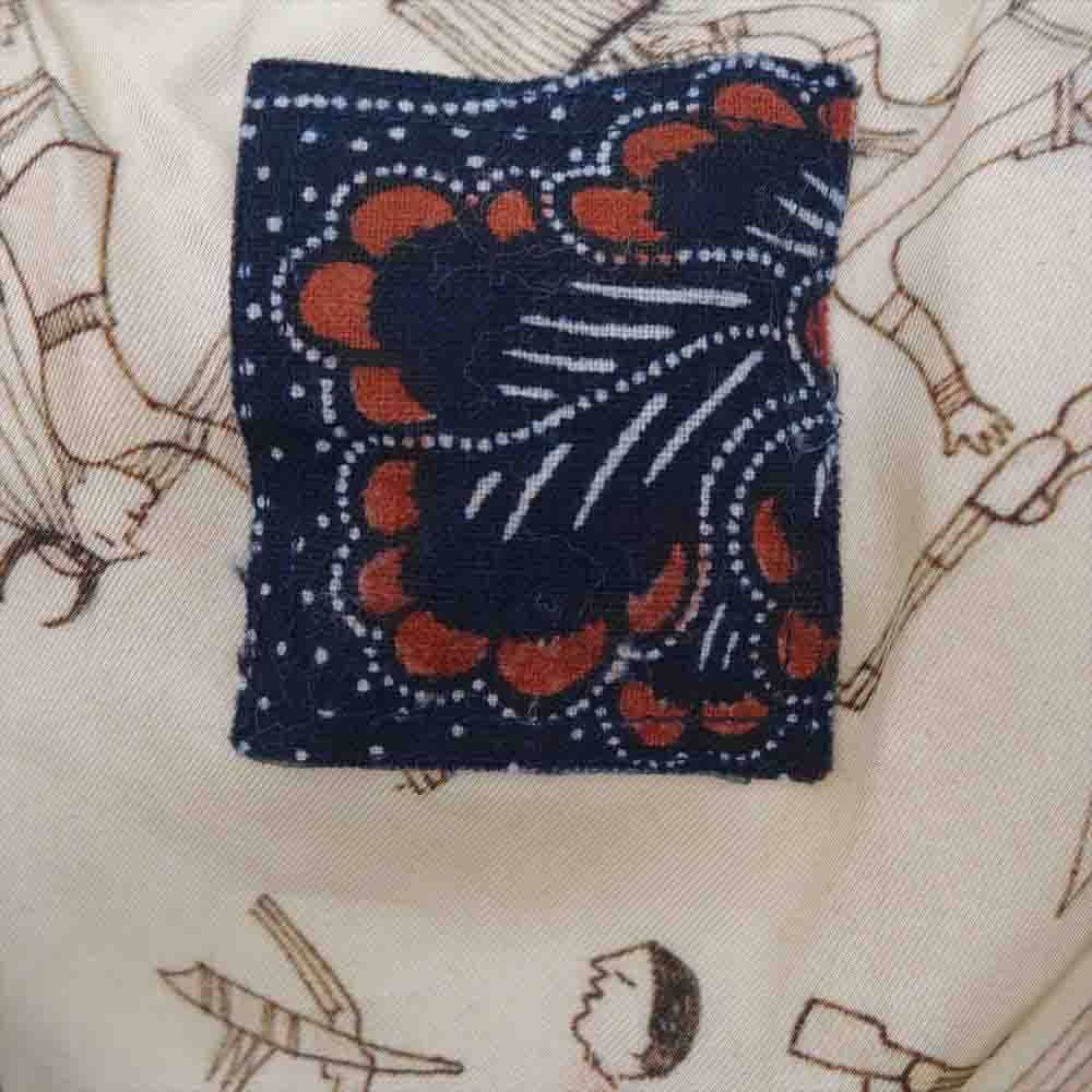 VISVIM ビズビム 21AW 0221905013014 I.C.T KERCHIEF DOWN JKT KOFU カーチーフ ダウン ジャケット 古布 マルチカラー系 1【美品】【中古】