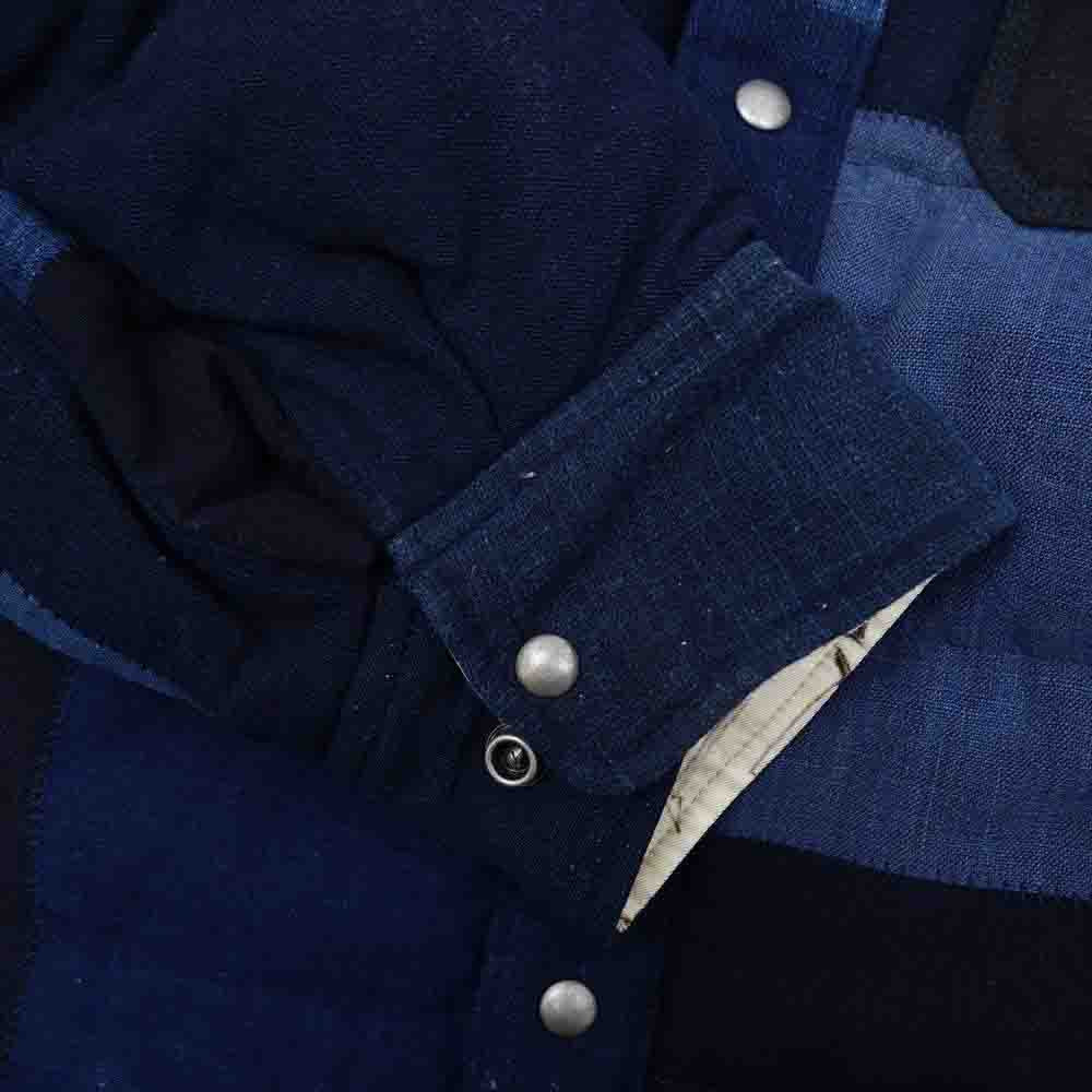 VISVIM ビズビム 21AW 0221905013014 I.C.T KERCHIEF DOWN JKT KOFU カーチーフ ダウン ジャケット 古布 マルチカラー系 1【美品】【中古】