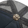 CHROME HEARTS クロムハーツ（原本無） TRUCKER CAP パッチ クロスボール ブラック トラッカー キャップ【中古】