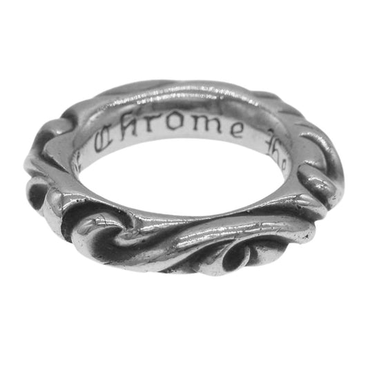 CHROME HEARTS クロムハーツ（原本無） スクロールバンド リング シルバー系【中古】