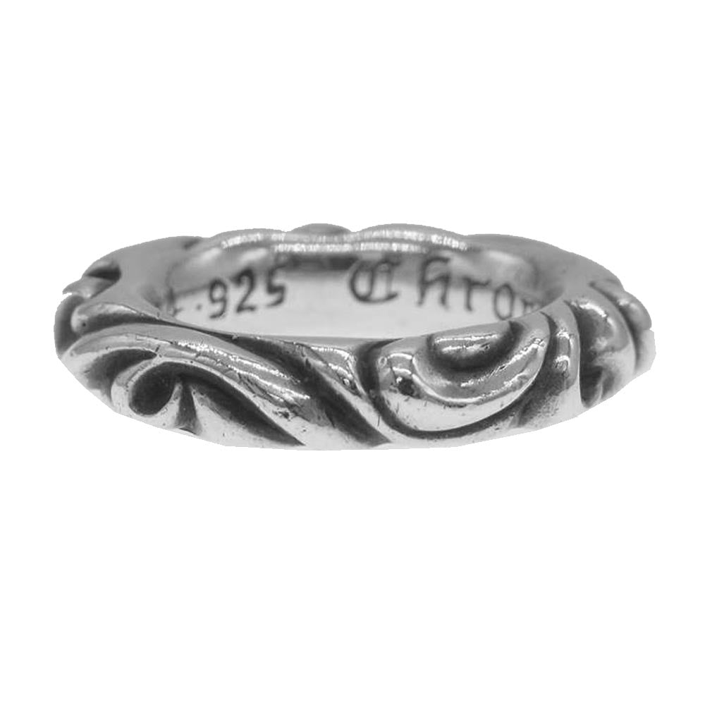 CHROME HEARTS クロムハーツ（原本無） スクロールバンド リング シルバー系【中古】