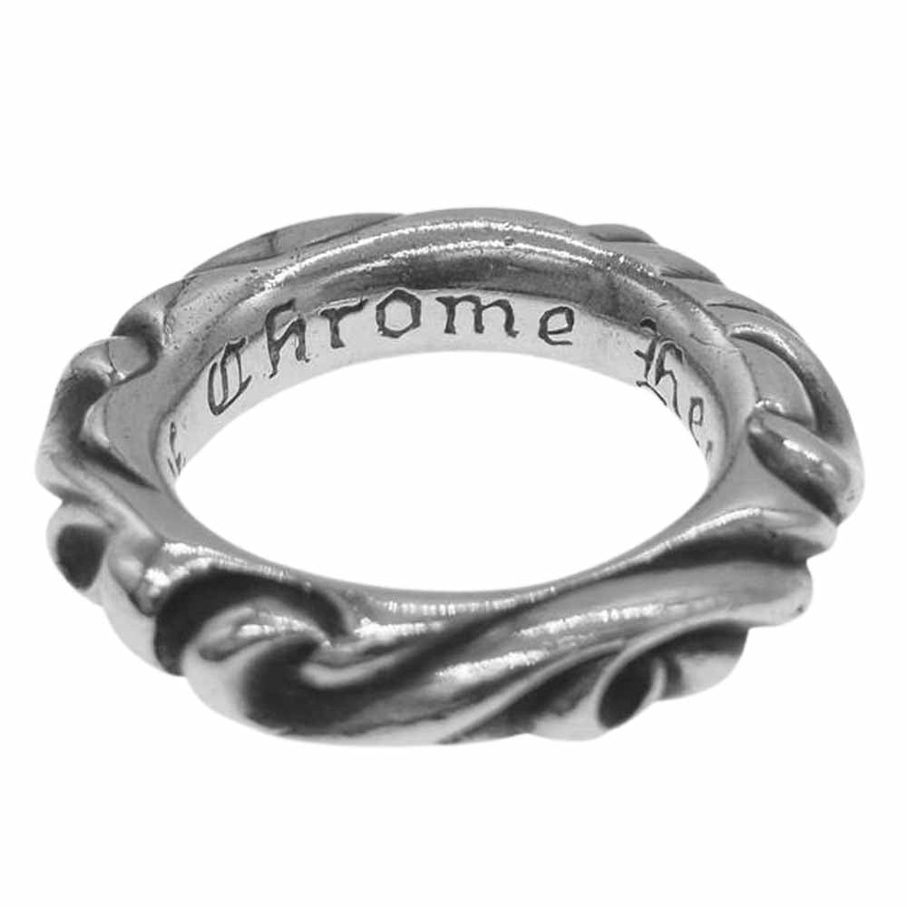CHROME HEARTS クロムハーツ（原本無） スクロールバンド リング シルバー系【中古】