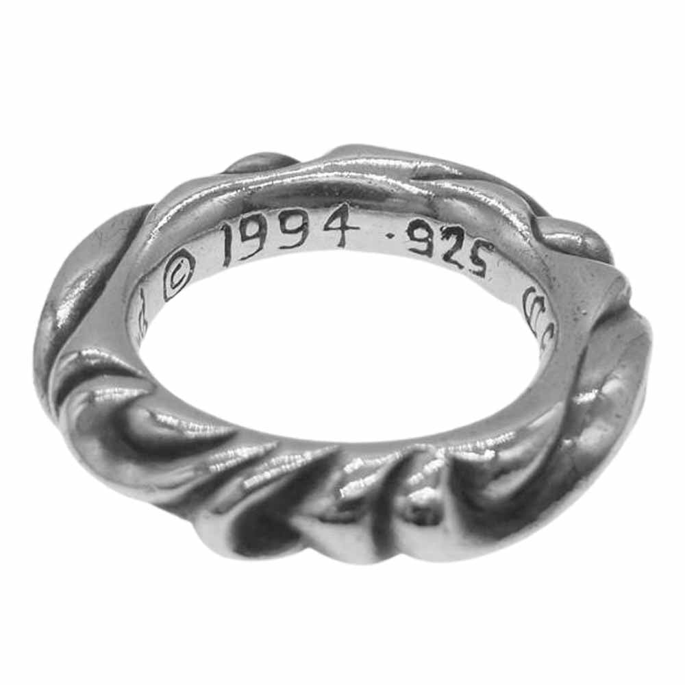 CHROME HEARTS クロムハーツ（原本無） スクロールバンド リング シルバー系【中古】