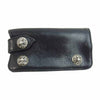 CHROME HEARTS クロムハーツ（原本無） クロスボール ボタン レザー キーケース ブラック系【中古】
