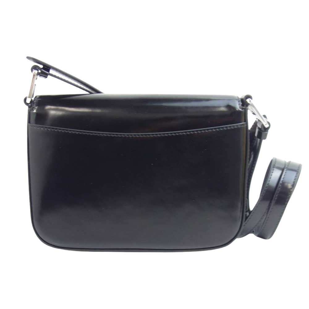 PRADA プラダ 1BD308 ブラッシュドレザー ショルダー バッグ ブラック