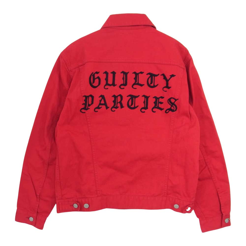 WACKO MARIA ワコマリア GUILTY PARTIES ギルティパーティーズ 刺? ジャケット レッド系 M【中古】