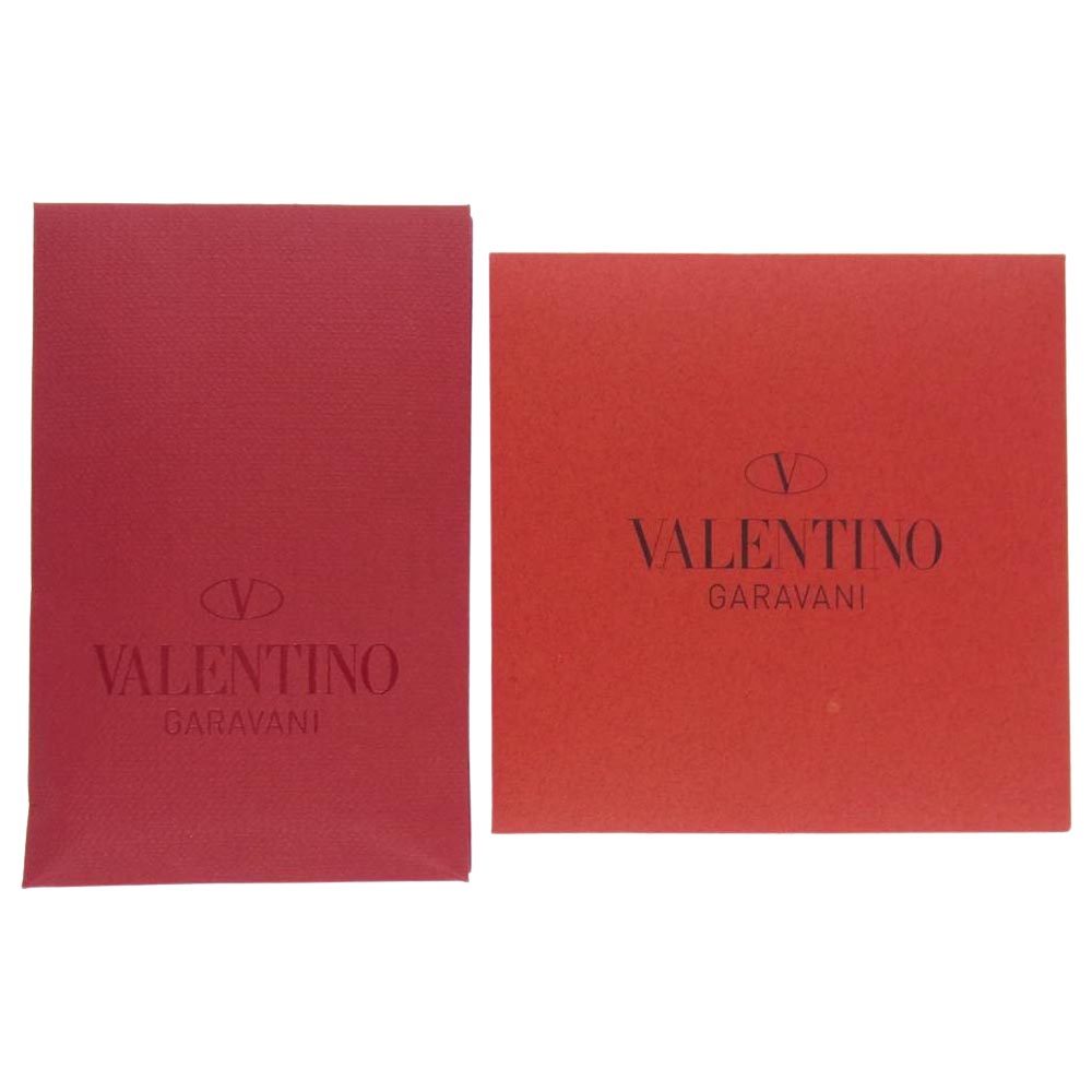 VALENTINO ヴァレンティノ スタッズ レザー ブレスレット オフホワイト系 シルバー系【中古】