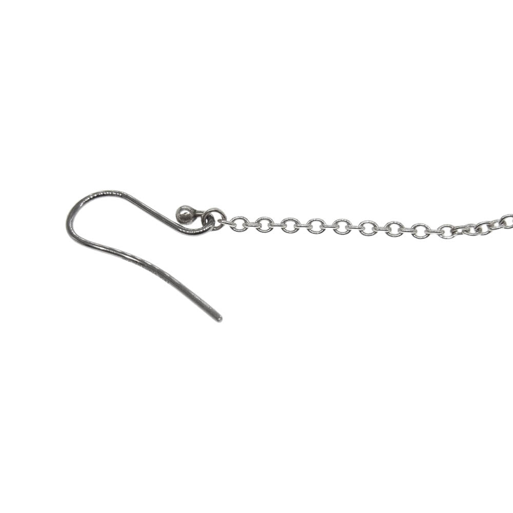 TIFFANY&Co. ティファニー エルサペレッティ オープンハート ドロップフック ピアス シルバー系 表記なし【中古】