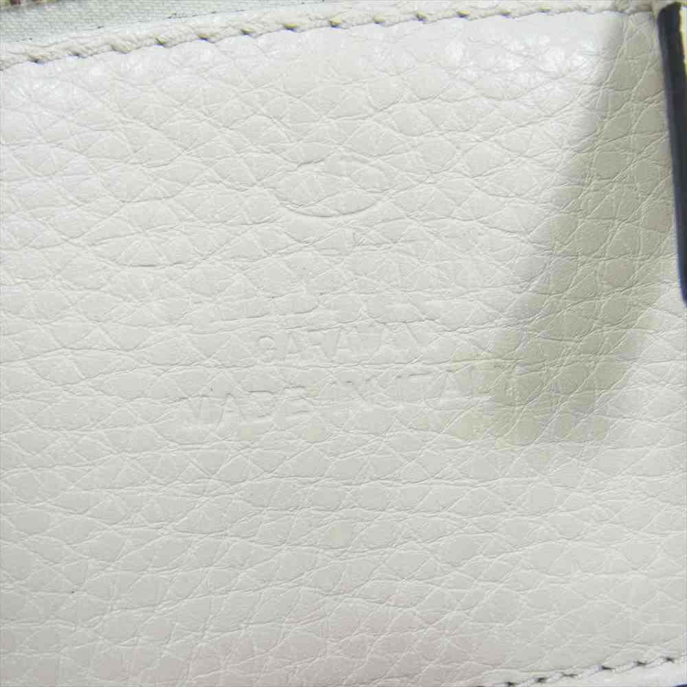 VALENTINO ヴァレンティノ ロックスタッズ グレインカーフスキン ミニバッグ アイボリー系【中古】