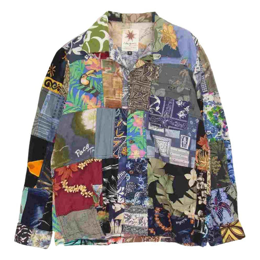 ナスングワム パッチワーク アロハ 長袖 シャツ マルチカラー系 M【中古】