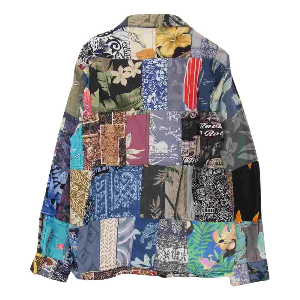 ナスングワム パッチワーク アロハ 長袖 シャツ マルチカラー系 M【中古】