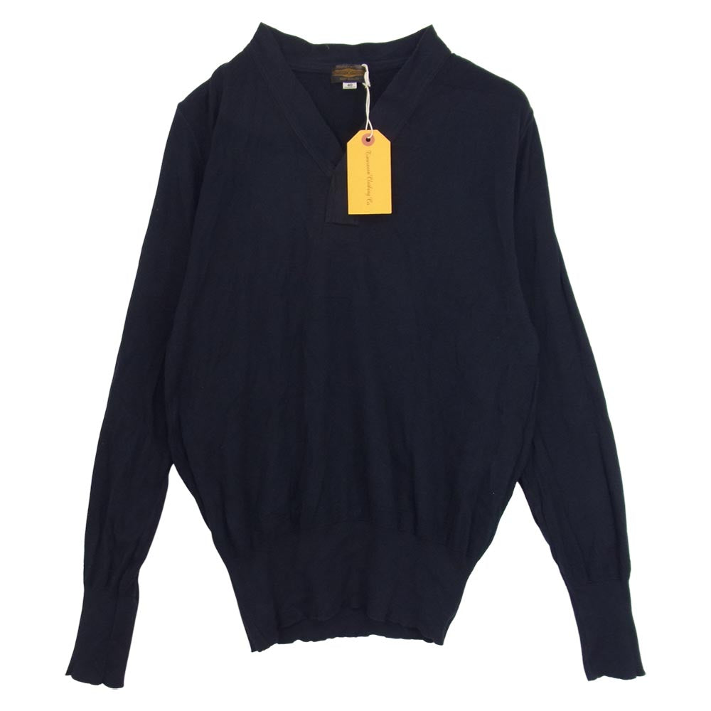 BUTCHER PRODUCTS ブッチャープロダクツ V-NECK KNIT Vネック ニット ネイビー系 40【中古】