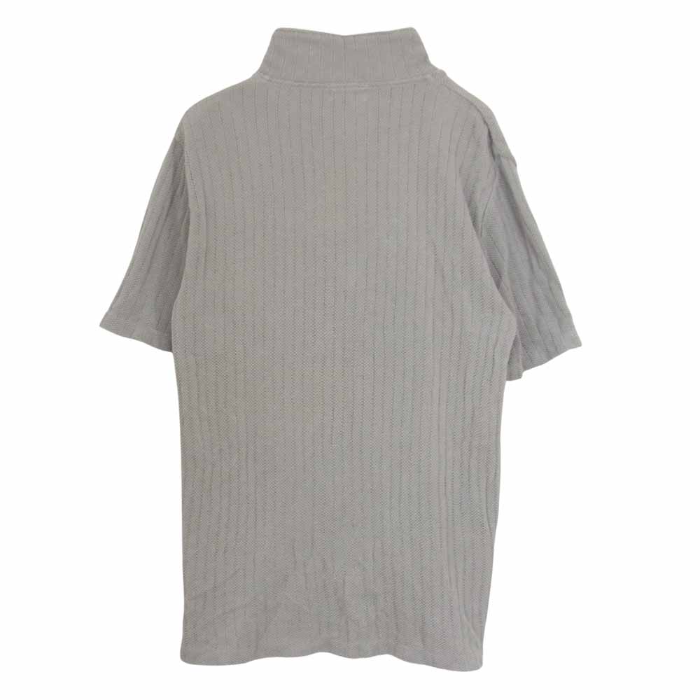 BUTCHER PRODUCTS ブッチャープロダクツ SHAWL POLO ショールカラー ニット ポロシャツ グレー系 L【中古】
