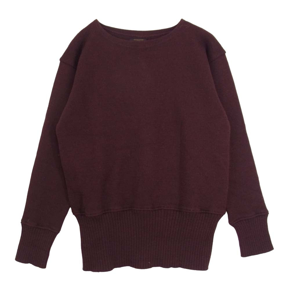 BUTCHER PRODUCTS ブッチャープロダクツ ウール ニット セーター エンジ系 42【中古】